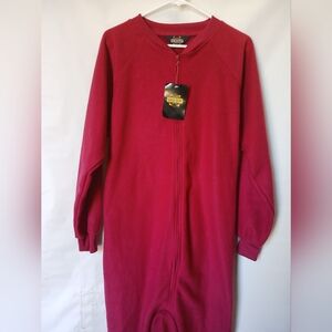 Guide Gear Mens Sleepwear Red Onesie Field Tested L
